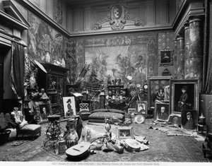 Atelier du peintre florentin Eduardo Gelli, Via Marsilio Ficino 10, Florence - Fratelli Alinari