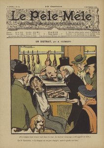 Un distrait. Illustration pour Le Pêle-Mêle, 1902 - Aline Clement