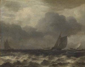 Mer agitée - Allaert van Everdingen