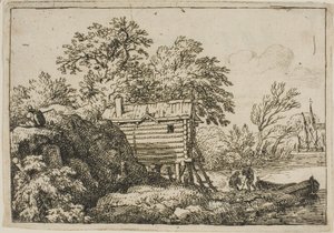 Le bateau du pêcheur - Allaert van Everdingen