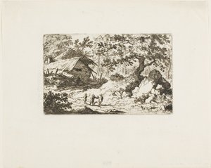 La cabane en ruine - Allaert van Everdingen