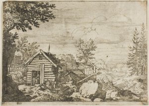 Deux hommes à la porte