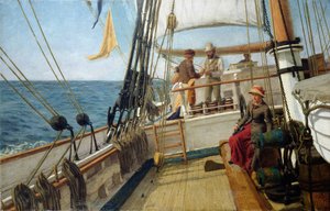 Une conversation en mer