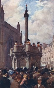 Une proclamation royale depuis le Mercat Cross - Allan Stewart