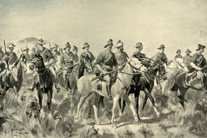 Bushmen australiens en marche, 1901