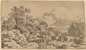 Cabane de charpentier - Allart van Everdingen