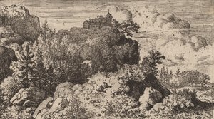 Sapin dans le défilé, probablement vers 1645-1656 - Allart van Everdingen