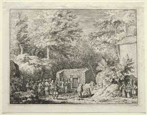 Quatre sources à Spa : La quatrième source, La source de Sauvenière - Allart van Everdingen