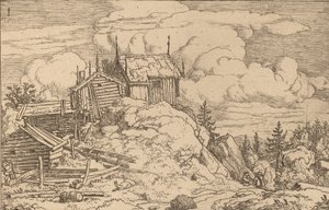 Hamlet sur une colline