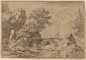Cavalier sur un pont