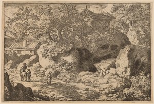 Paysanne à cheval, probablement vers 1645-1656