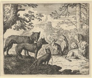 Les parents de Renard demandent à se retirer de la cour, 1650-75