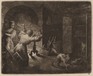 Reynard vole un chapon au pasteur - Allart van Everdingen