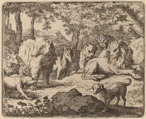 Reynard est libéré pour raconter son histoire - Allart van Everdingen