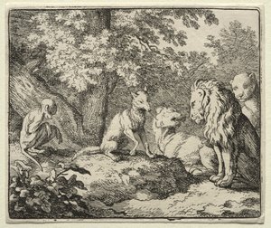 Renart le goupil : Autre faux témoignage de Renart - Allart van Everdingen