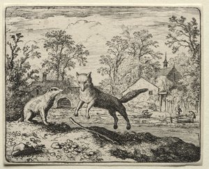 Reynard le Renard : Reynard faisant pénitence