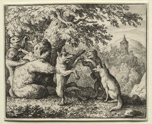 Renart le goupil : Renart équipé pour son pèlerinage