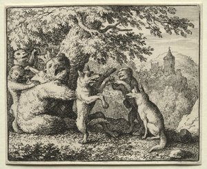 Reynard le Renard: Reynard Équipé pour son Pèlerinage - Allart van Everdingen