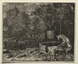 Renard le Goupil : Renard trompe la femme du loup - Allart van Everdingen