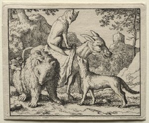 Renart le goupil : Renart et ses compagnons - Allart van Everdingen
