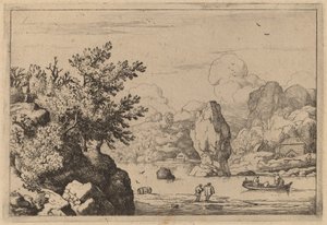 Roche au milieu d