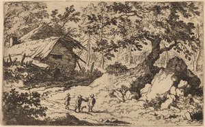 Cottage en ruine, probablement c. 1645-1656 - Allart van Everdingen
