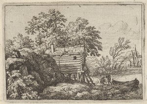 La Cabane du pêcheur, 17ème siècle - Allart van Everdingen