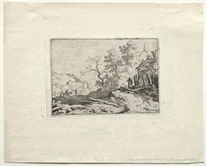 La cabane avec la clôture rustique