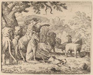 Le bélier bénit Reynard - Allart van Everdingen