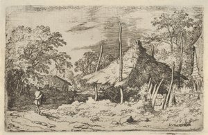 La roue sous la grange à foin, 17ème siècle - Allart van Everdingen