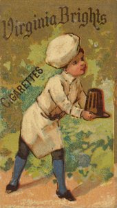 De la série Filles et Enfants N64 promouvant les cigarettes Virginia Brights pour Allen &..., 1886