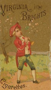De la série Filles et Enfants N64 promouvant les cigarettes Virginia Brights pour Allen &..., 1886