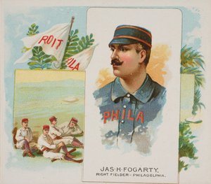James H. Fogarty, Champ droit, Philadelphie, de Worlds Champions, Deuxième série N43..., 1888