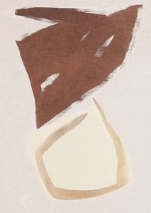 Formes abstraites aux accents terreux