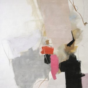 Abstrait gris rosé moderne