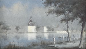 Le fossé à Mandalay au clair de lune, 1924 - Alma Claude Burlton Cull