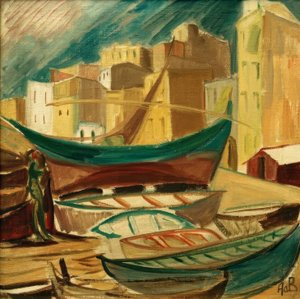 Navires dans le port de Tarragone