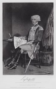 Gilbert-Motier De Lafayette (gravure)