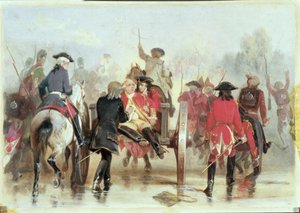 La retraite de Braddock le 9 juillet 1755