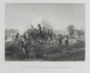 Lord Stirling à la bataille de Long Island, 1776