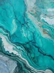 Motifs abstraits aux tourbillons turquoise - Alpenglow Workshop