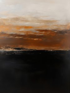 Un horizon orange spectaculaire