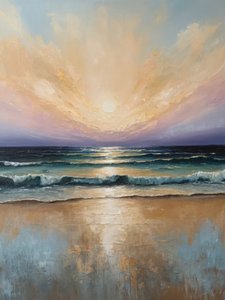 Coucher de soleil sur l
