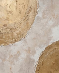 Formes organiques dorées