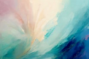 Abstrait fluide et serein