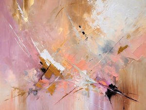Mouvement doré et délicat
