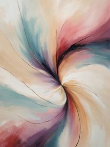 Tourbillon abstrait vibrant