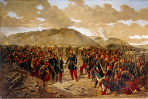 Guerre de Crimée (1853-1856) : Mac-Mahon et les premiers zouaves à Malakoff, 8/09/1855 - Alphonse Antoine Aillaud