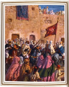Le départ pour El Djihad ou la Guerre Sainte, 1918