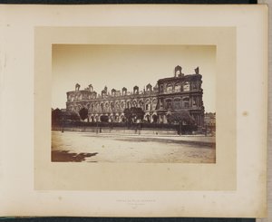 Hôtel de Ville incendié. Façade sur le Quai. - Alphonse J. Liébert